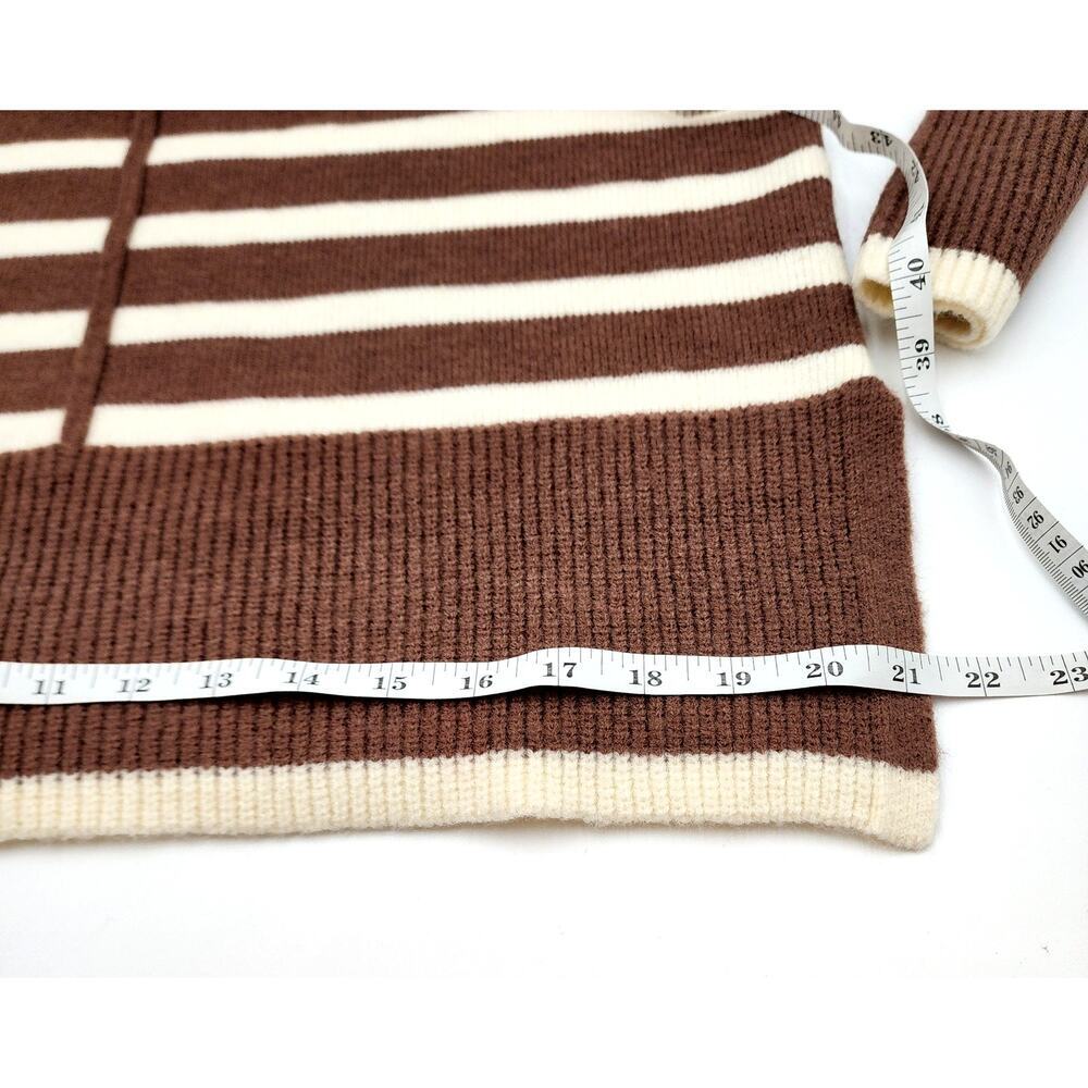 NWT Line & Dot Stripe Turtleneck Pullover Size XS - Picture 13 of 16